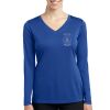 Ladies Long Sleeve PosiCharge ® Competitor V Neck Tee Thumbnail