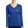 Ladies Long Sleeve PosiCharge ® Competitor V Neck Tee Thumbnail
