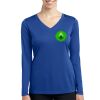 Ladies Long Sleeve PosiCharge ® Competitor V Neck Tee Thumbnail